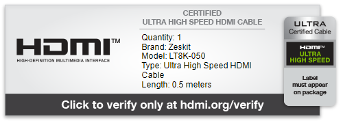 MAYA™ Ultra High Speed HDMI Cable