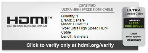 ウルトラハイスピード HDMI ケーブル | 接続ケーブル | カナレ電気 ウルトラハイスピード HDMI ケーブル | 接続ケーブル | カナレ電気